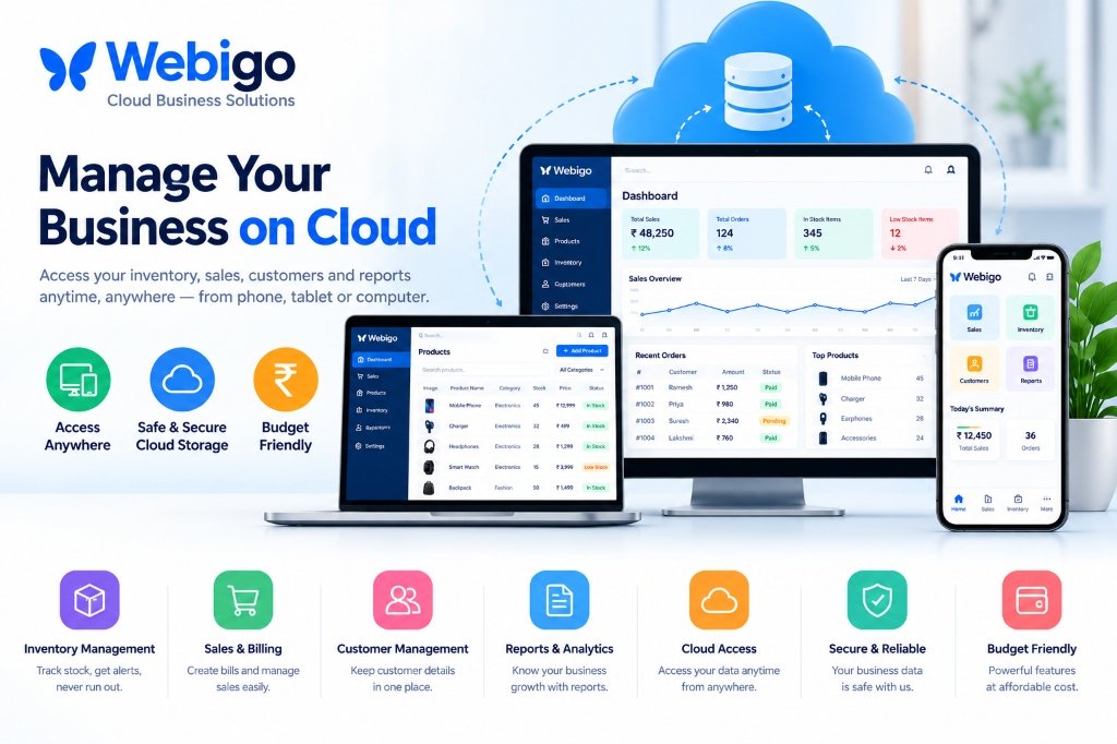 Webigo Cloud Business Solutions - Manage Anywhere